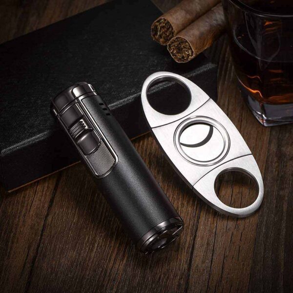 Cigar Cutter - Stainless Steel - 100% Perfect Cut for Cigar