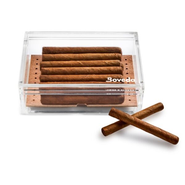 Boveda Acrylic Humdior Small - Cigar Conexion | House Of Handmade Cigars