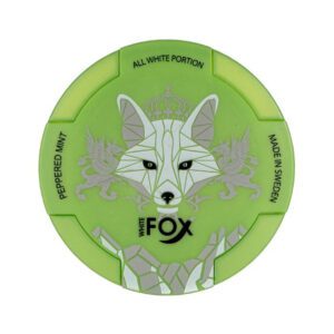 White Fox Peppered Mint 12mg Nicotine Pouches