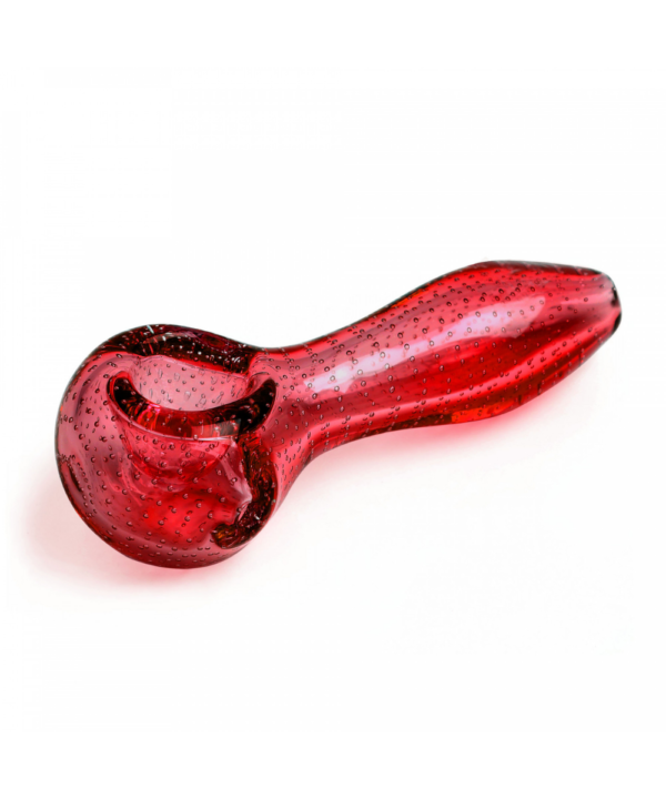 Red Eye Glass Bubble Trouble Glass Pipe