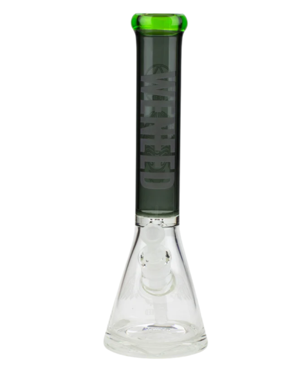 Weneed 15" 9mm Skele Owl Beaker Bong