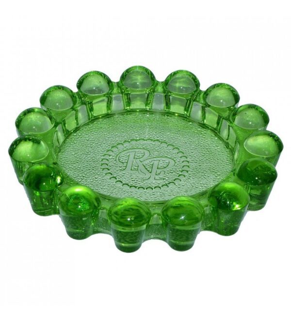 RP Luxury Ashtray Circulos (Green) - Cigar Conexion | House Of Handmade Cigars