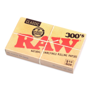 Raw 1 1/4 Papers 300 Pack