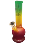 Rasta Mushroom Glass Bong