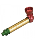 Metal Anodized Rasta Pipe