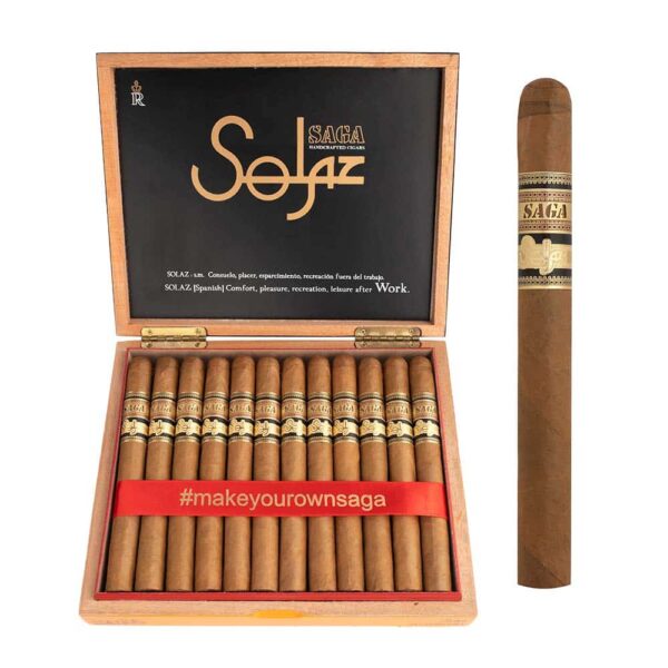 Saga Solaz Churchill Cigar - Cigar Conexion | House Of Handmade Cigars