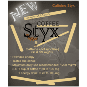 Caffeine Styx Vape 99MG Coffee (No Nicotine)