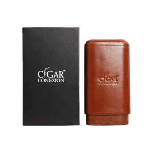 Cigar Conexion Leather Case TAN - Cigar Conexion | House Of Handmade Cigars