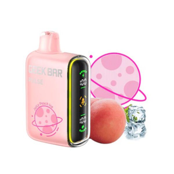 Geek Bar Pulse Juicy Peach Ice 50mg Vape