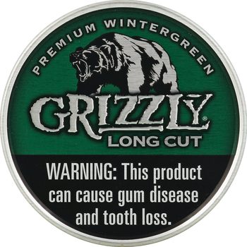 Grizzly Long Cut Wintergreen Chewing Tobacco