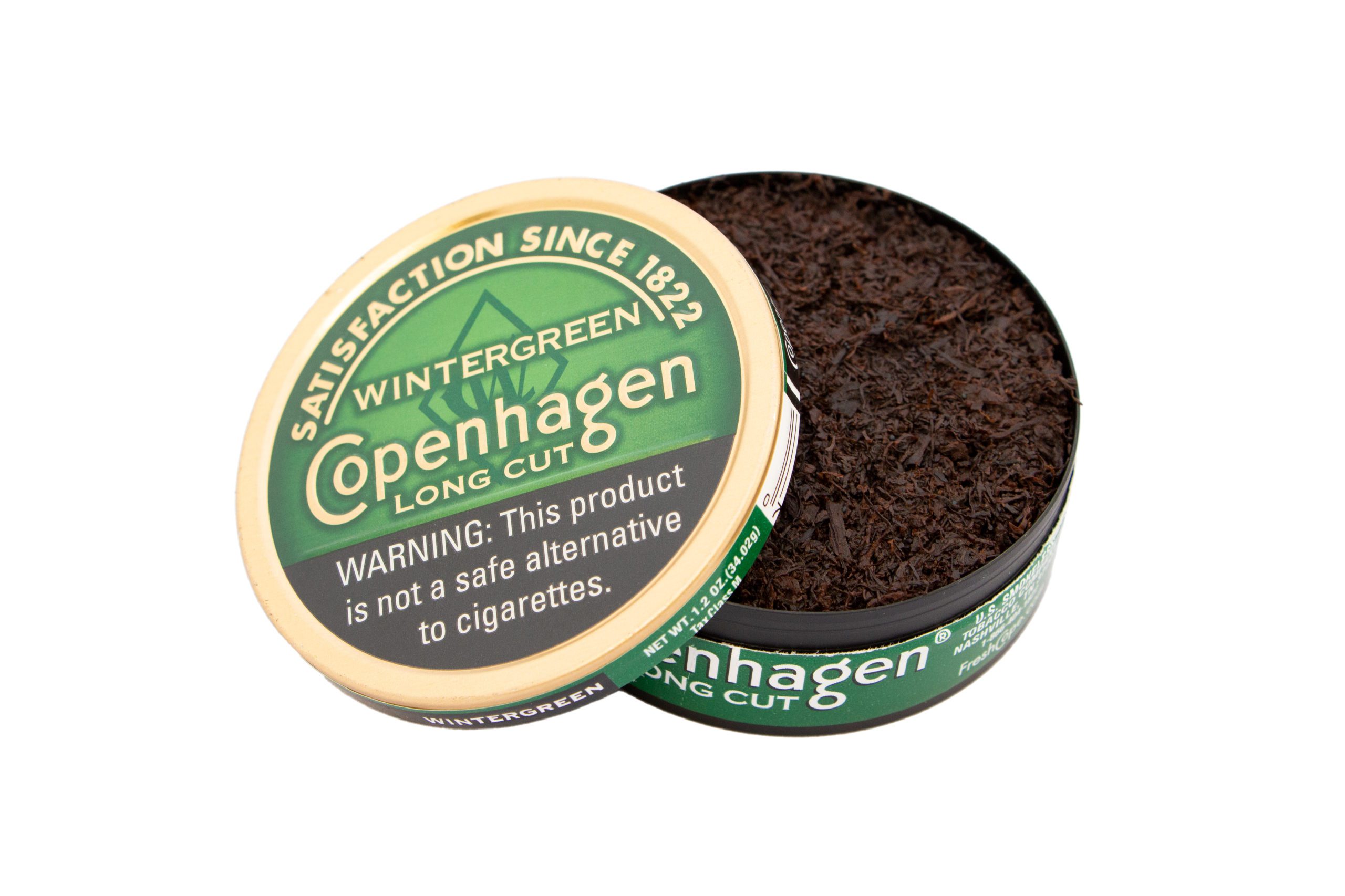 Copenhagen Long Cut Wintergreen Chewing Tobacco - Indie Smokes - Indie