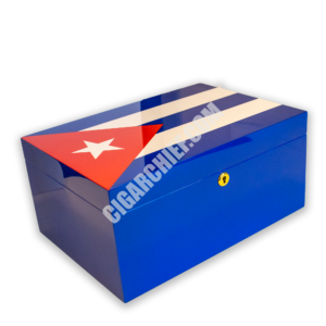 Large Cuban Flag Humidor