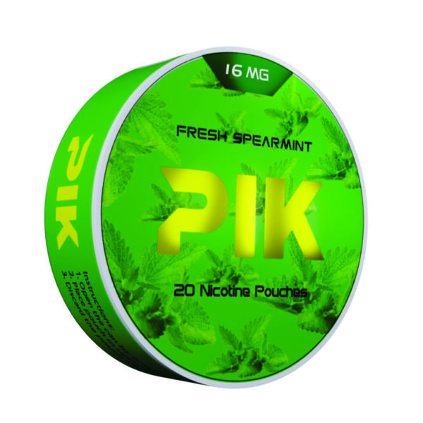 PIK Fresh Spearmint Nicotine Pouches 16mg