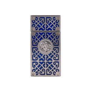 Rocky Patel BURN Lighter (Navy Blue & Chrome Plates) - Cigar Conexion | House Of Handmade Cigars