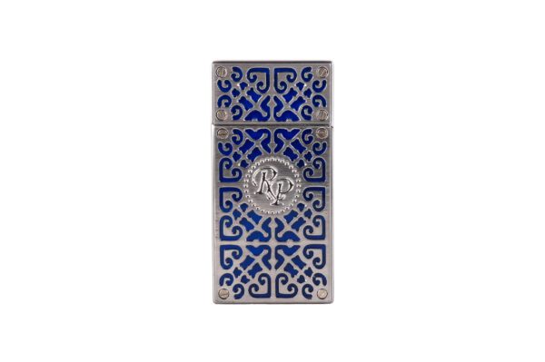 Rocky Patel BURN Lighter (Navy Blue & Chrome Plates) - Cigar Conexion | House Of Handmade Cigars