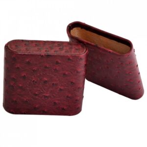 RP Cigar Leather Pouch (Burgundy) - Cigar Conexion | House Of Handmade Cigars