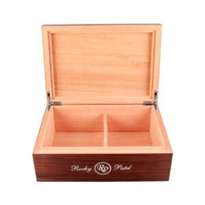 Rocky Patel BURN HUMIDOR (Natural Oak) - Cigar Conexion | House Of Handmade Cigars