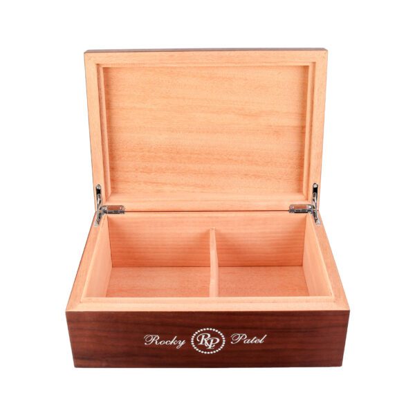 Rocky Patel BURN HUMIDOR (Natural Oak) - Cigar Conexion | House Of Handmade Cigars