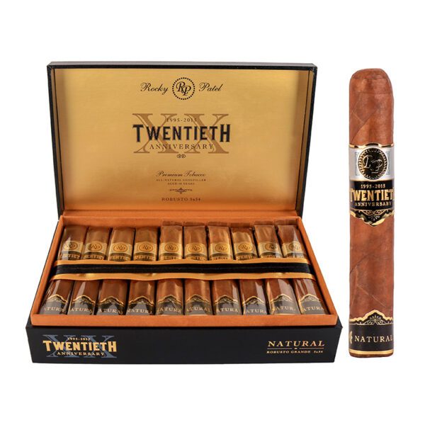 Rocky Patel Twentieth Anniversary Natural Robusto Grande - Cigar Conexion | House Of Handmade Cigars