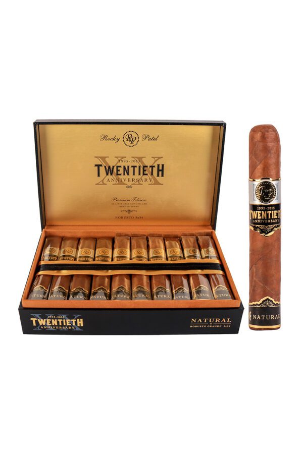 Rocky Patel Twentieth Anniversary Natural Robusto Grande - Cigar Conexion | House Of Handmade Cigars