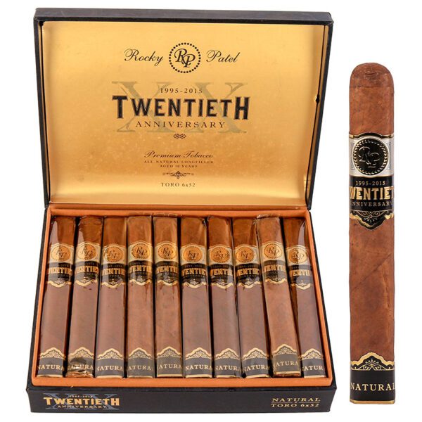 Rocky Patel Twentieth Anniversary Natural Toro - Cigar Conexion | House Of Handmade Cigars