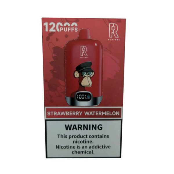 Runfree Strawberry Watermelon Vape 12000 Puffs