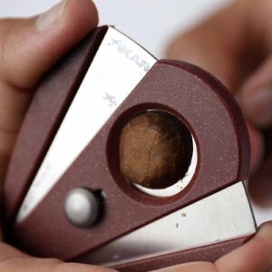 Xikar-XI-200RD-XI2-Guillotine-Cutter-Bloodstone-Red-Cuts-Up-To-60-Ring-Guage-Cigar-Cutting