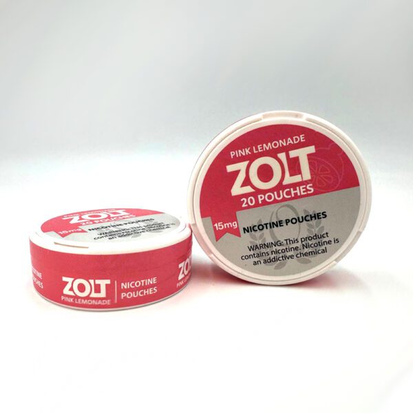 Zolt 15mg Pink Lemonade Nicotine Pouches