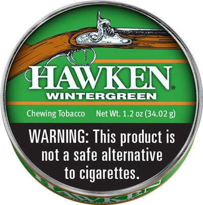 Hawken Wintergreen Chewing Tobacco