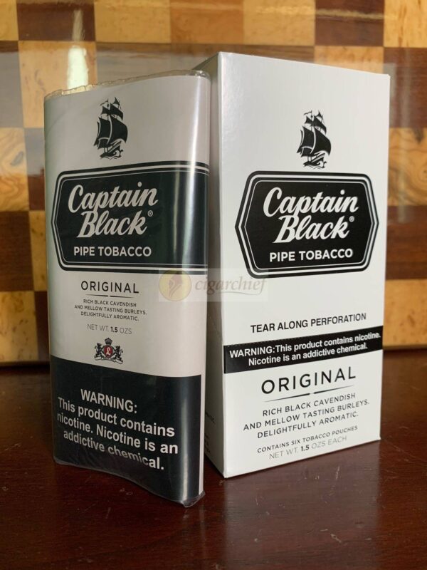 Captain Black Pipe Tobacco Original White Blend