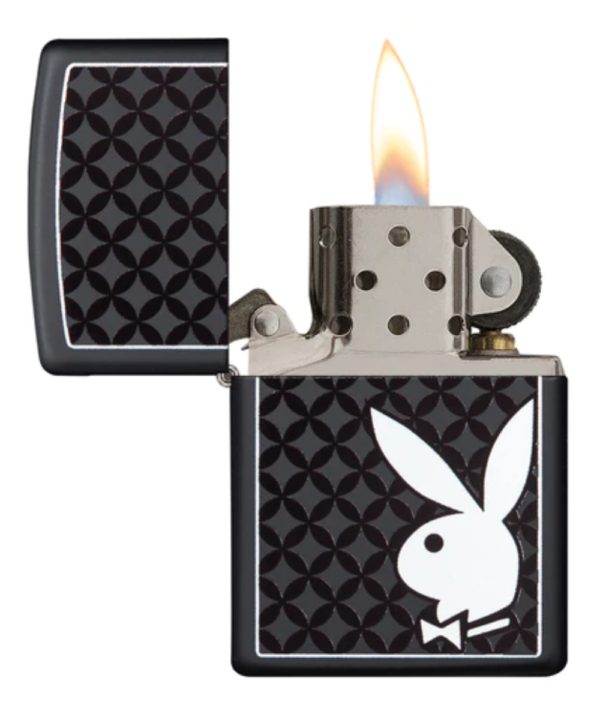 Black Playboy Zippo Lighter