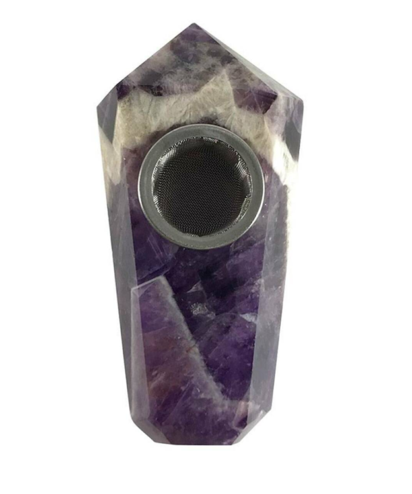 Amethyst Mini Crystal Pipe