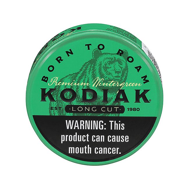 Kodiak Long Cut Wintergreen Chewing Tobacco - Indie Smokes - Indie ...