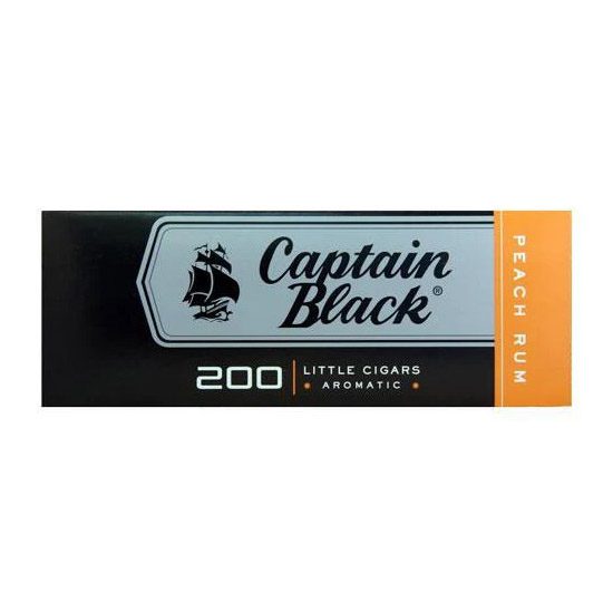 Captain Black Little Cigars Peach Rum