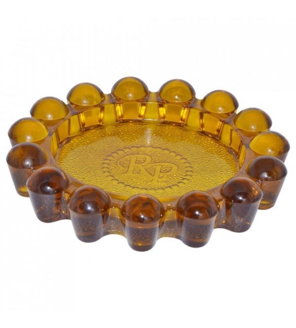 RP Luxury Ashtray Circulos (Amber) - Cigar Conexion | House Of Handmade Cigars