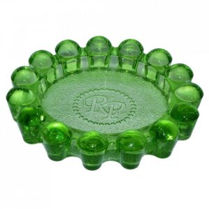 RP Luxury Ashtray Circulos (Green) - Cigar Conexion | House Of Handmade Cigars