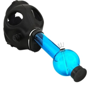 Silicone Gas Mask With Removable Bong