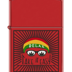 Zippo Take It Easy Red Lighter