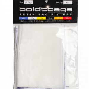 Boldtbags Rosin Bag Filters 4x6 25 Micron 10 Pack