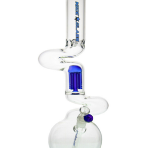 Nice Glass Double Zong Bubble Base Bong