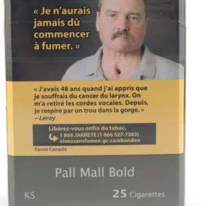 Pall Mall Bold King Size 25pk Carton