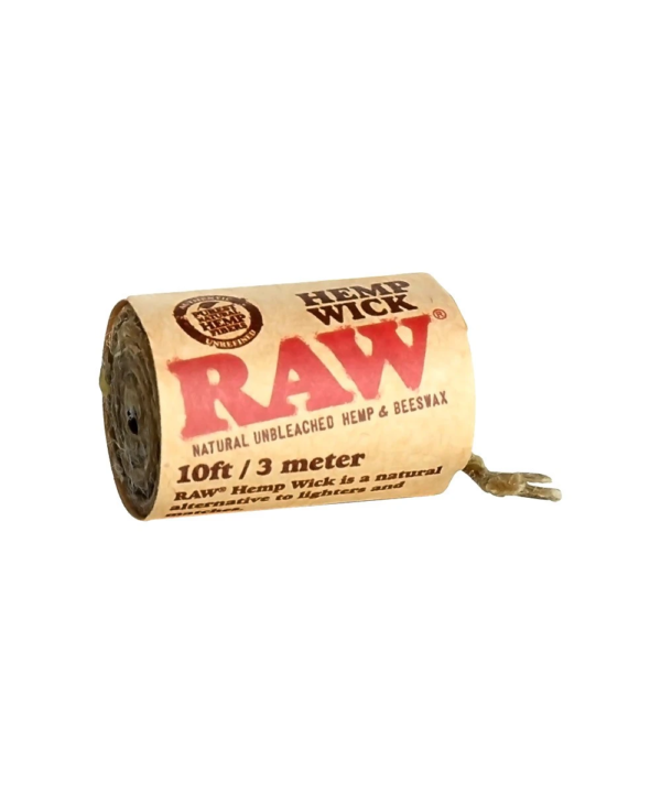 Raw 10 Foot Hemp Wick Roll