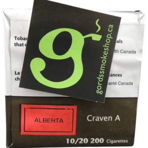 Craven A Cigarettes Carton