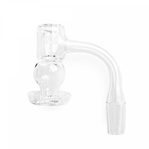 Gear 14mm Male 90° Bubble Barrel Terp Slurper Banger