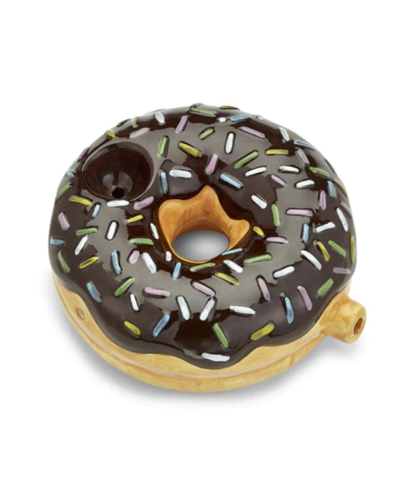 Chocolate Donut Ceramic Pipe