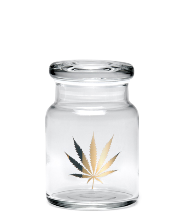 420 Science Pop Jar Small Gold Leaf