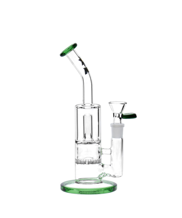 Nice Glass 8" Honeycomb Perc Glass Bong