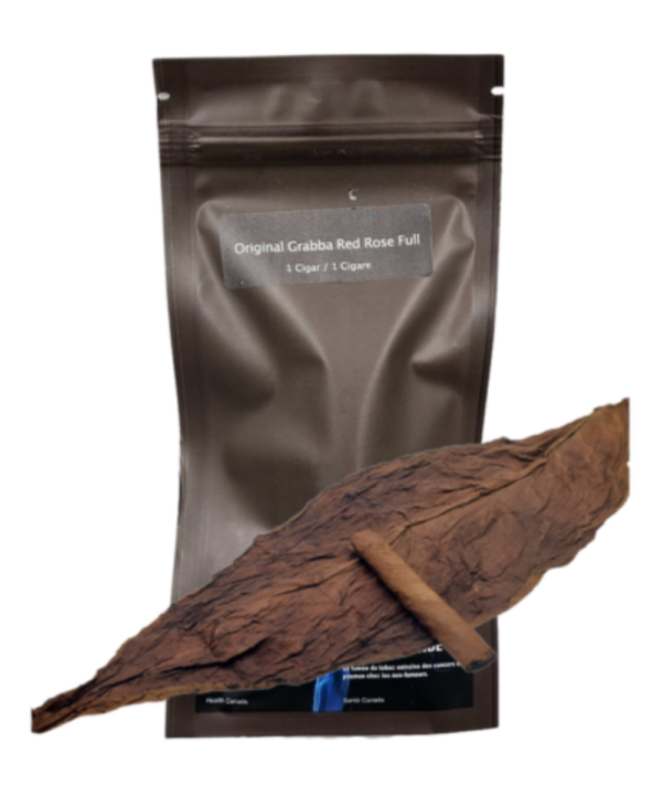 Original Grabba Red Rose Full Leaf